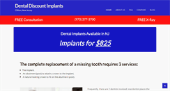 Desktop Screenshot of dentaldiscountimplants.com